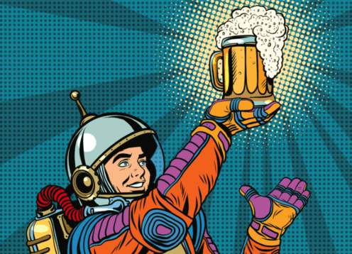 <span class="caption">Mine's a Star-opramen. </span> <span class="attribution"><a class="link " href="https://www.shutterstock.com/image-vector/retro-astronaut-mug-beer-pop-art-486571996?src=GRArIRYoATk-qqeZn7VeGg-1-7" rel="nofollow noopener" target="_blank" data-ylk="slk:Studioloks;elm:context_link;itc:0;sec:content-canvas">Studioloks</a></span>