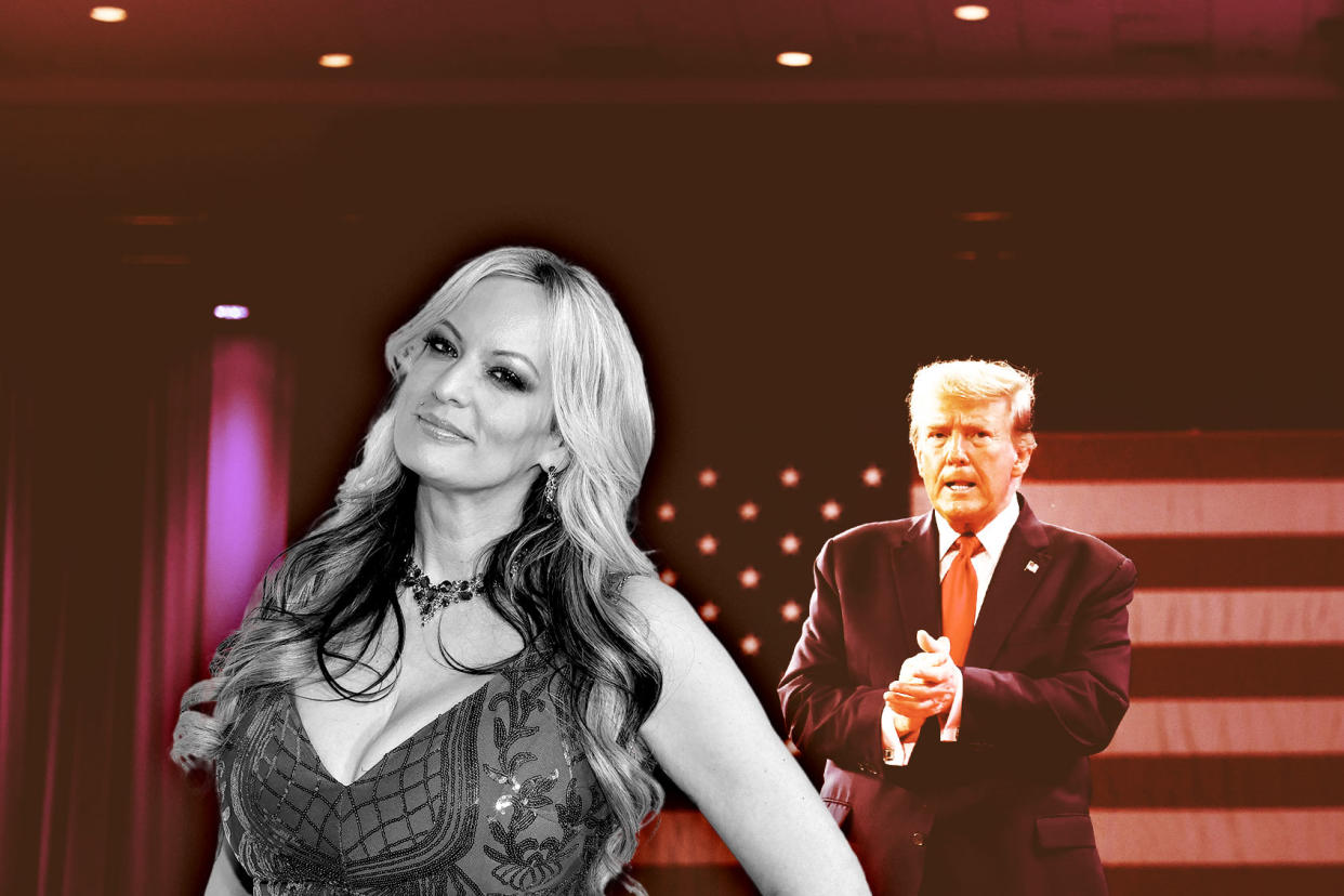 Stormy Daniels; Donald Trump Photo illustration by Salon/Getty Images