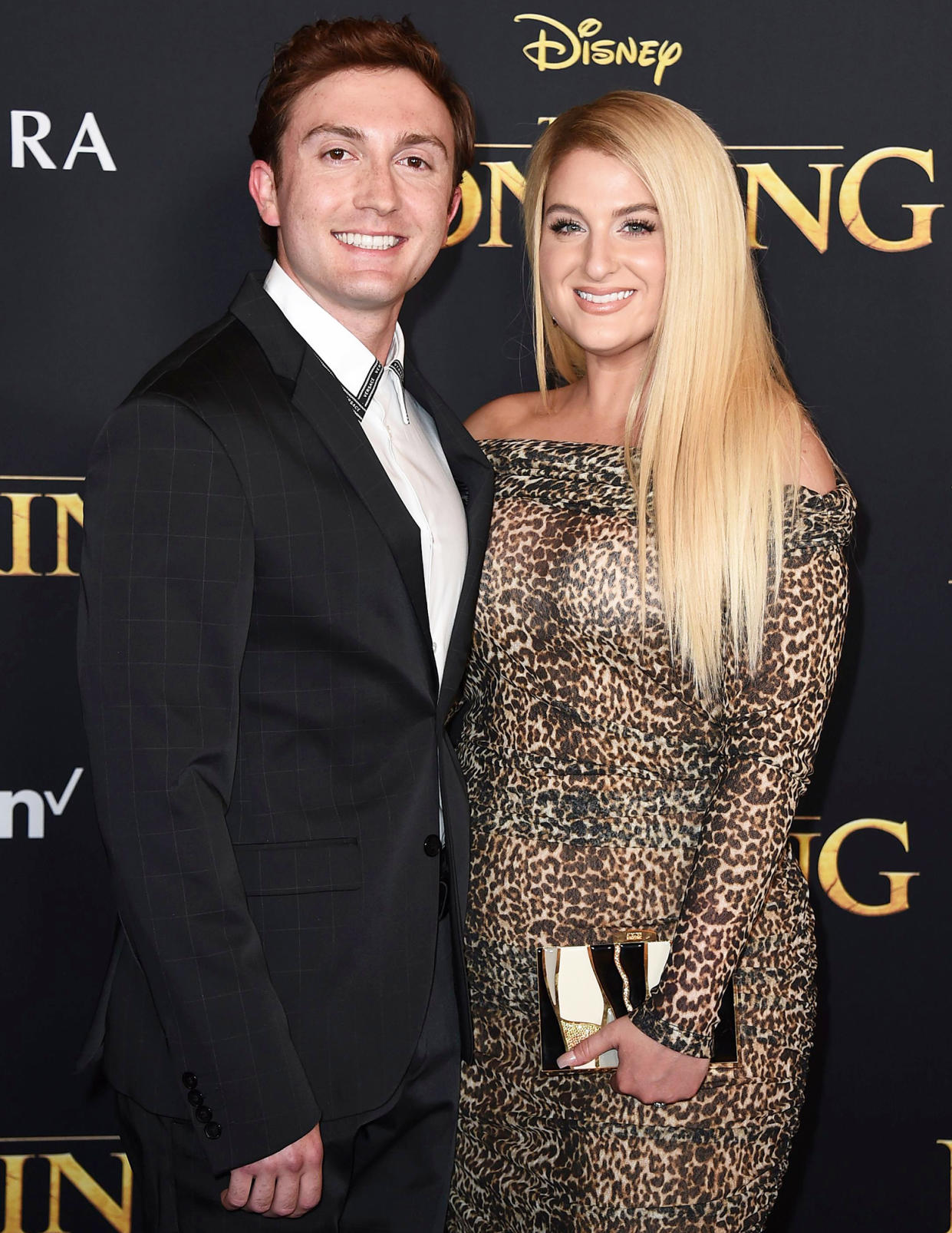 Pregnant Meghan Trainor Shows Bare Baby Bump While Celebrating Anniversary With Daryl Sabara