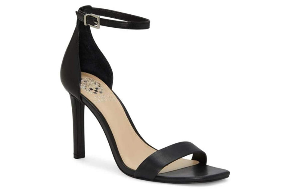 vince, black sandals