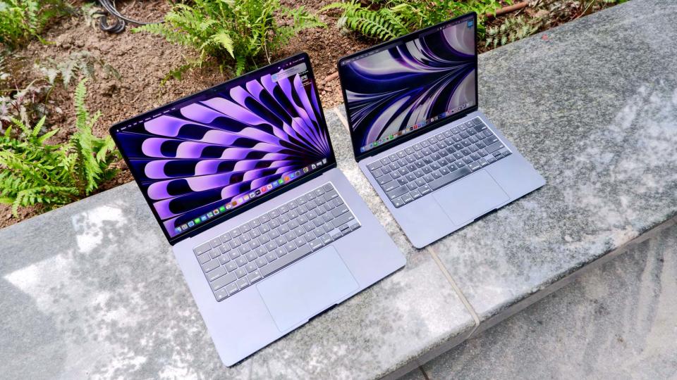 2023 MacBook Air 15-inch M2 shown open on a surface