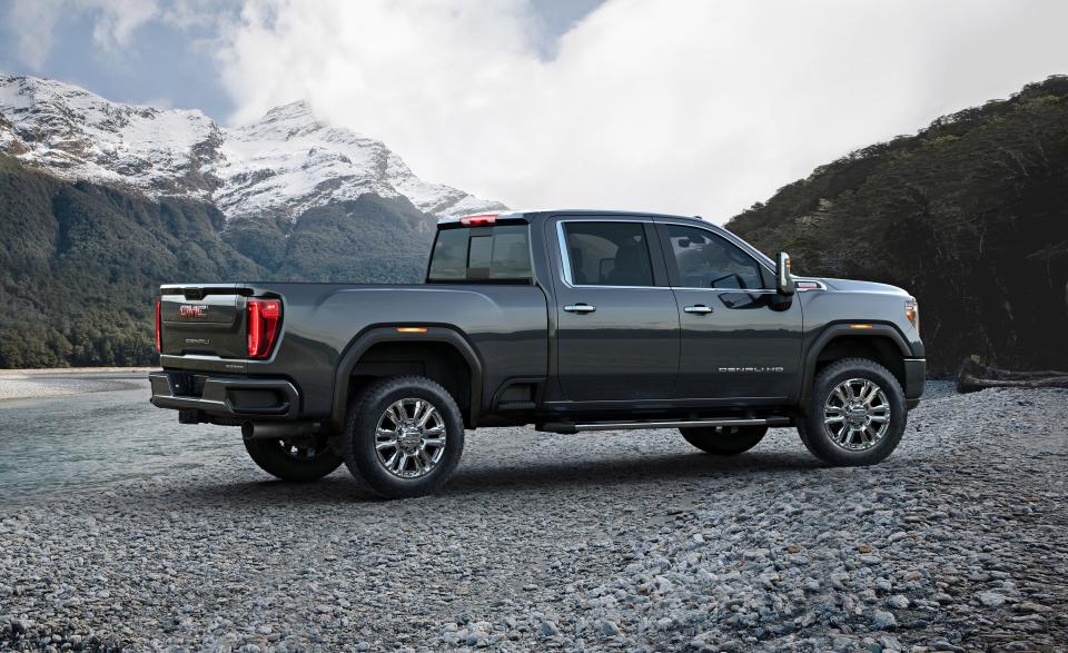 <p>The <a rel="nofollow noopener" href="https://www.caranddriver.com/gmc/sierra-2500hd" target="_blank" data-ylk="slk:new 2020 GMC Sierra heavy-duty pickup truck;elm:context_link;itc:0;sec:content-canvas" class="link ">new 2020 GMC Sierra heavy-duty pickup truck</a> has just crested the horizon, hot on the heels of Chevrolet’s <a rel="nofollow noopener" href="https://www.caranddriver.com/news/a25384331/2020-chevrolet-silverado-hd-2500-3500-photos-info/" target="_blank" data-ylk="slk:redesigned Silverado HD;elm:context_link;itc:0;sec:content-canvas" class="link ">redesigned Silverado HD</a>. As you’d expect, the styling is the biggest differentiator between the two trucks, which is either a good or a bad thing depending on how you feel about the Silverado HD's polarizing new face. The new GMC also introduces a few optional features that are said to help with towing, hauling, and other truck tasks.</p>