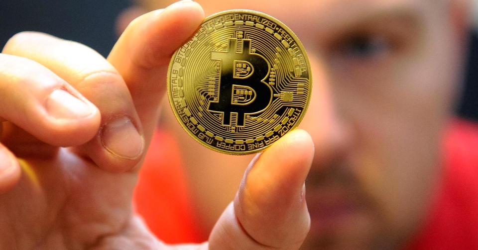 Bitcoin has been soaring in value for the past year but now appears to be on the slide (Jaap Arriens | NurPhoto | Getty Images)