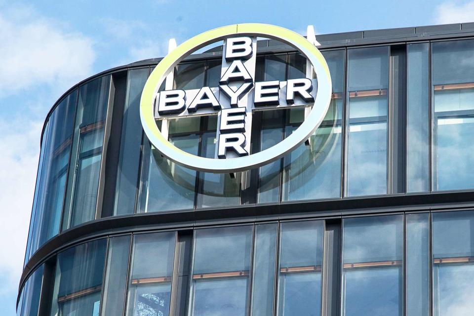 <p>Humbert/Getty</p> Bayer headquarters