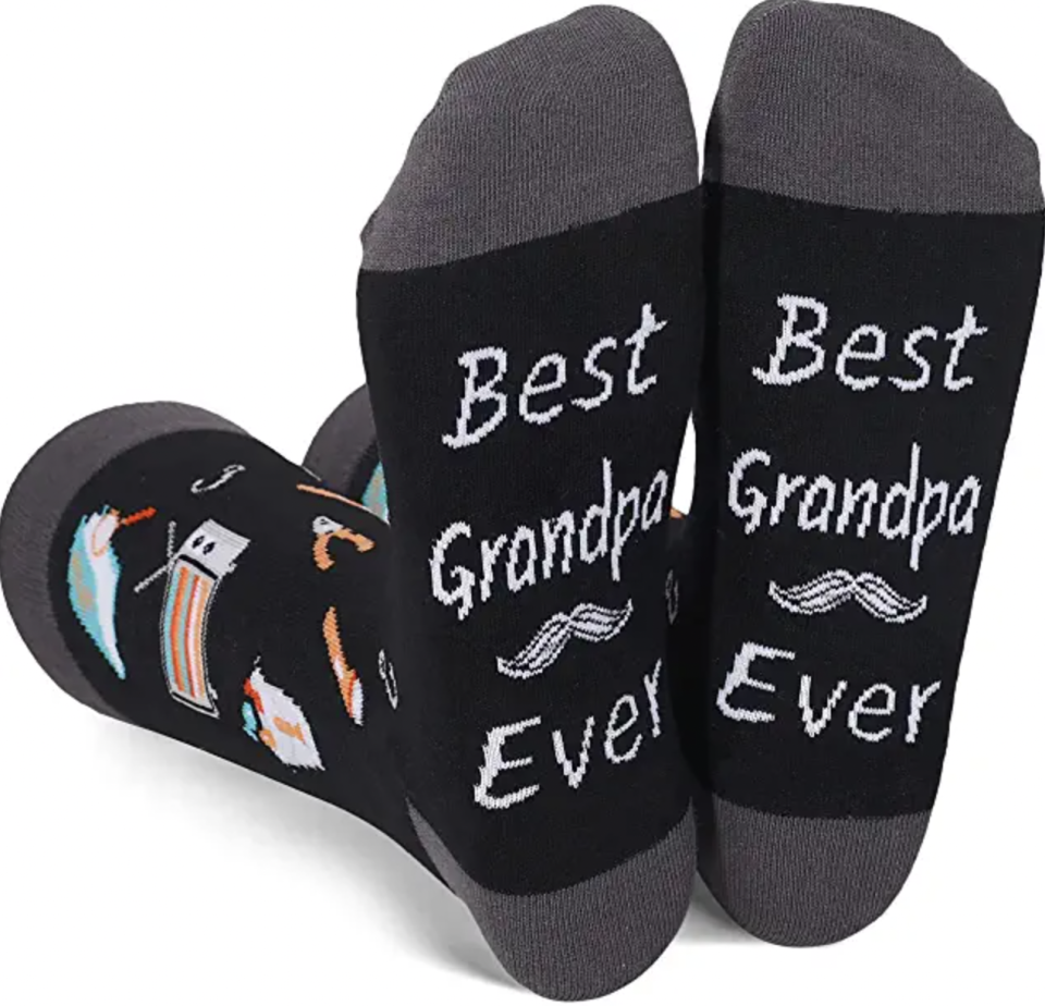 1) "Best Grandpa Ever" Socks