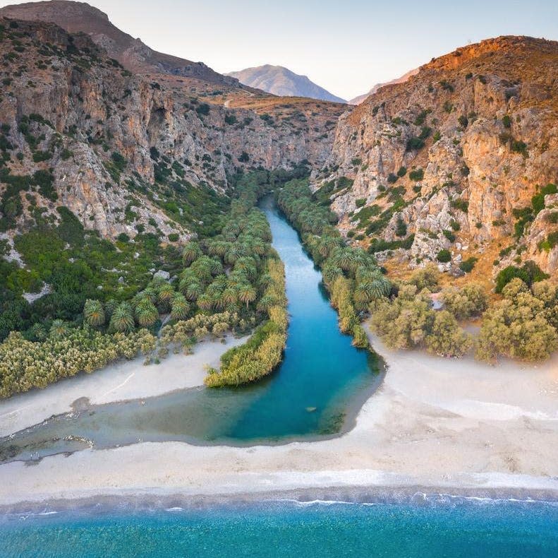 Garganta de Preveli, Creta