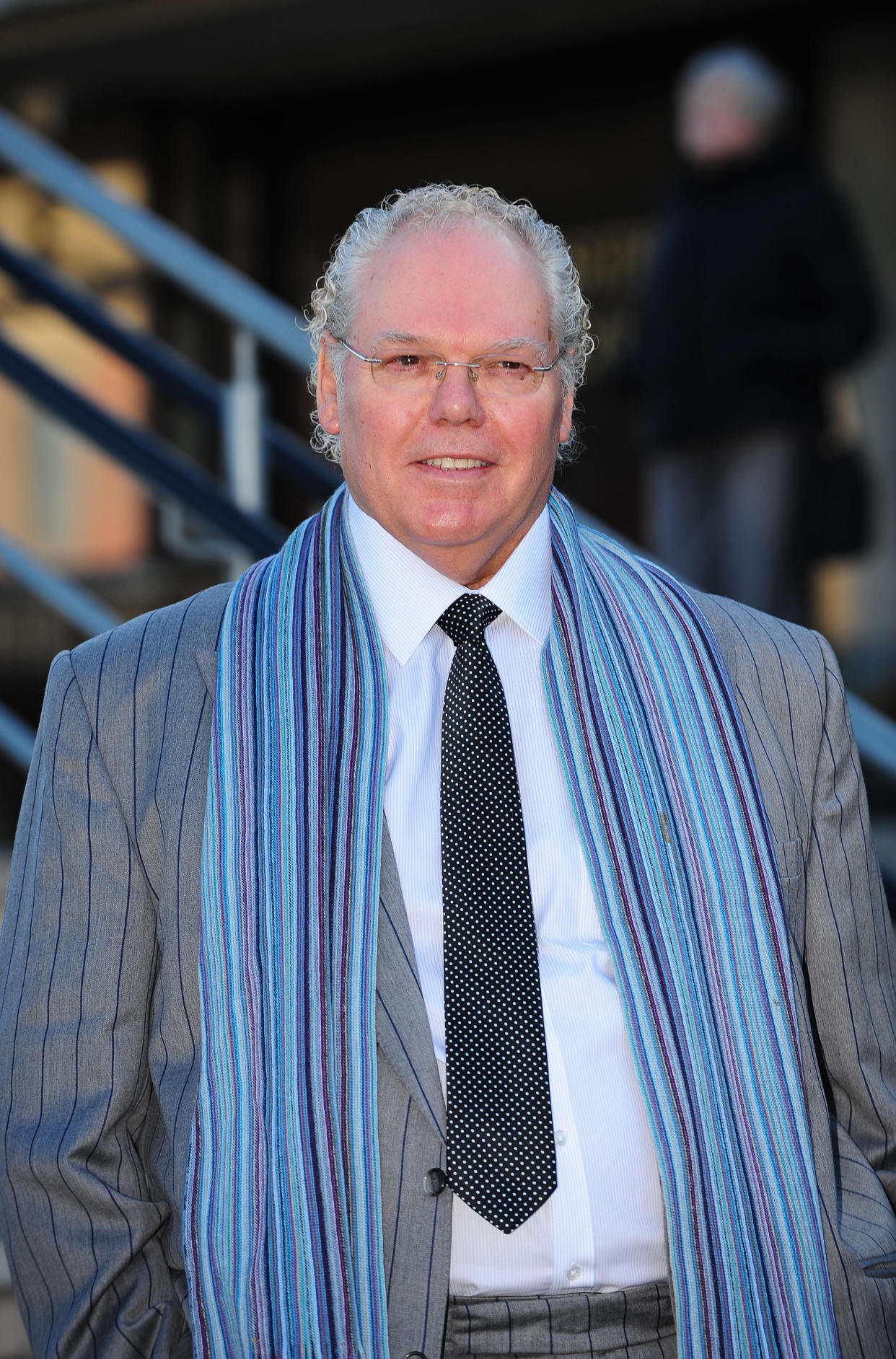 Roy 'Chubby' Brown, real name Royston Vasey, outside Teesside Magistrates' Court where he faces charges of common assault.