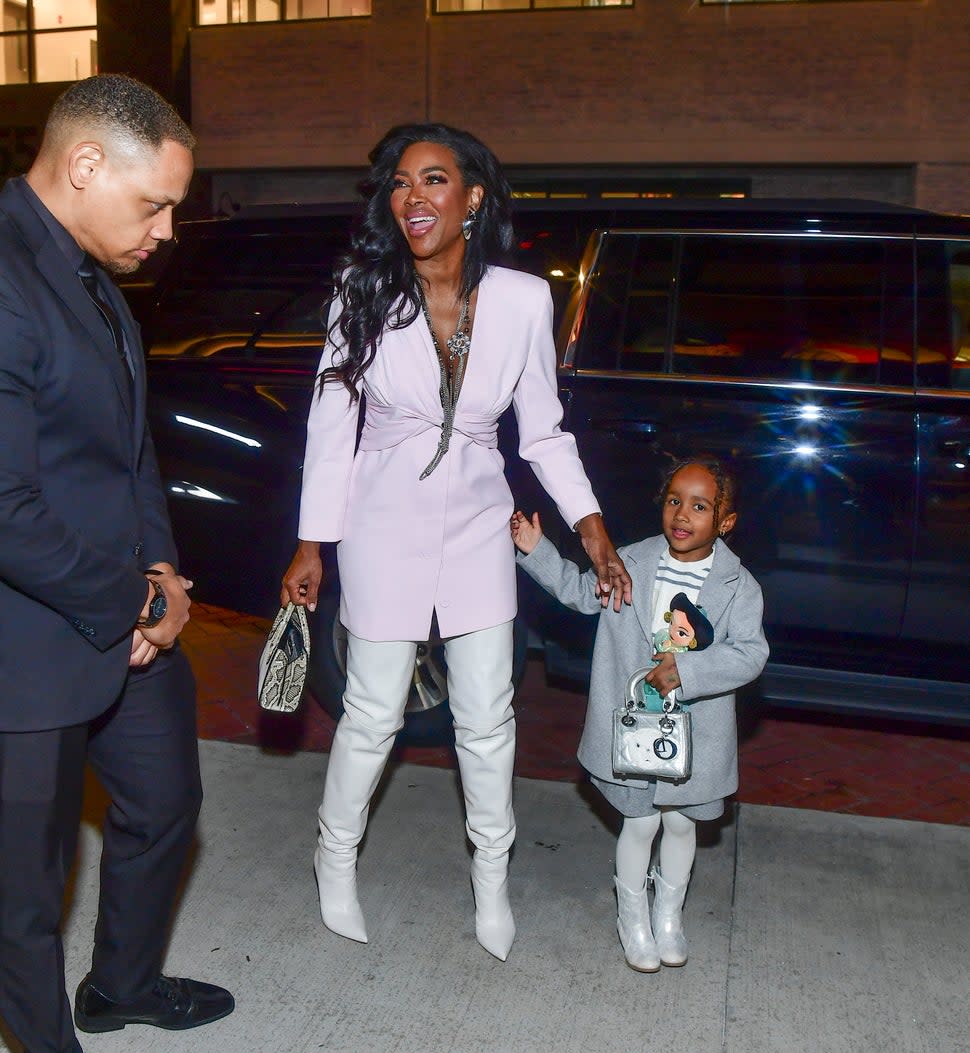 Kenya Moore and her daughter, Brooklyn Daly, attend a screening on 'Mean Girls' in Atlanta