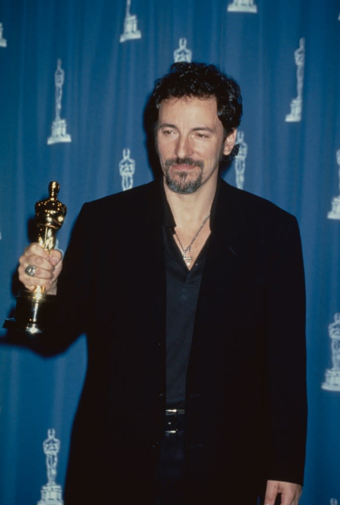 Bruce Springsteen’s moody AIDS meditation “Streets of Philadelphia” won the Best Original Song Oscar in 1994. Getty Images