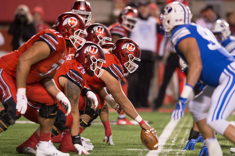 This year's Holy War comes earlier than usual, but don't expect Utah and BYU fans to care any less. (Getty)