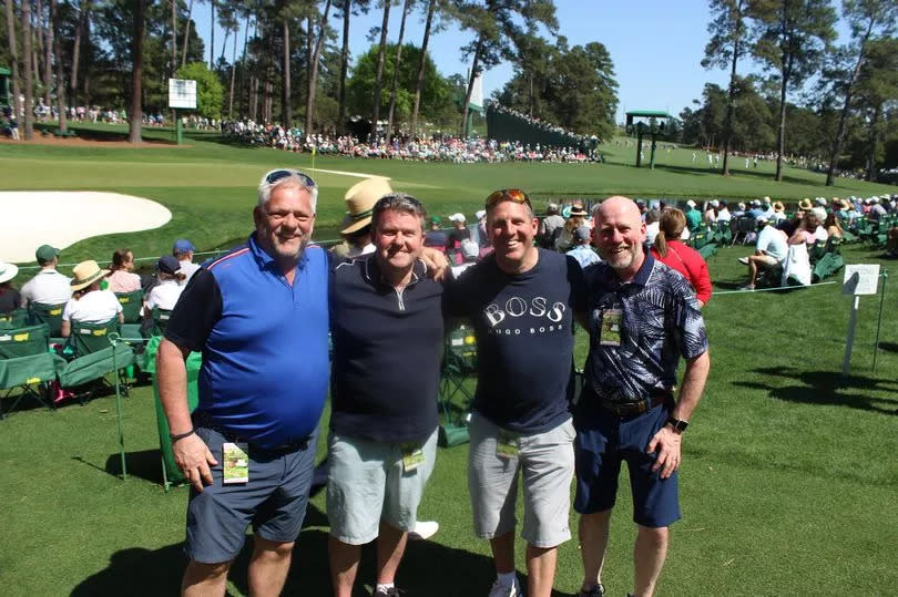 Golfing fanatics at The Masters in Augusta