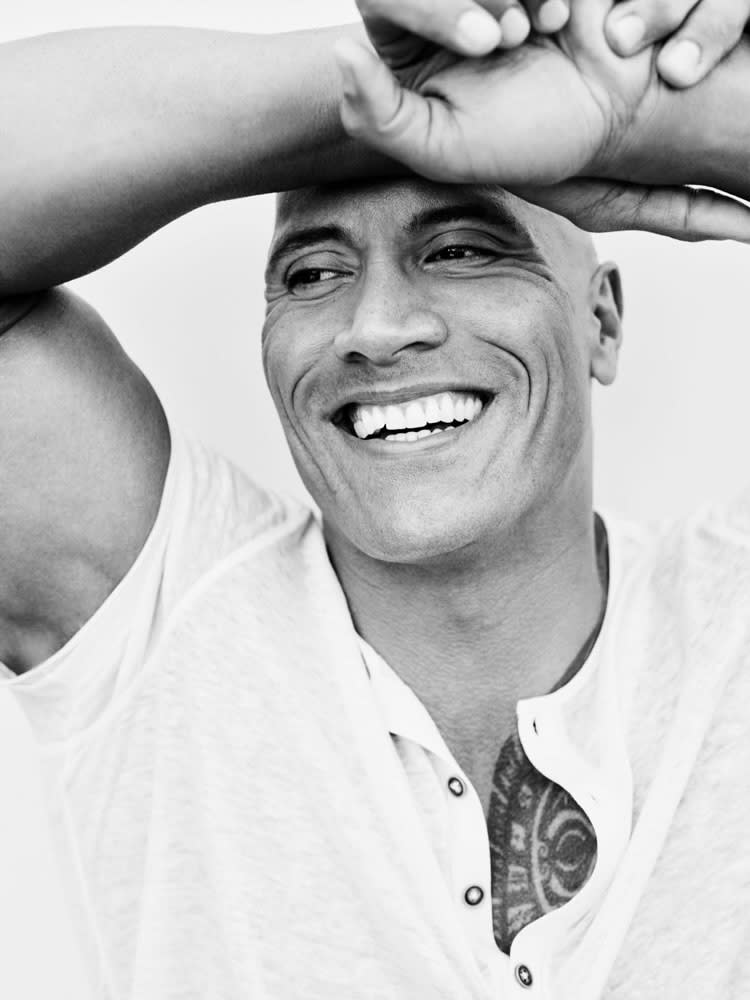 The photographer reflects on his 2016 cover shoot with Dwayne Johnson. “There’s an inner beauty you need to capture. It’s not sexy, it’s an attitude,” he explains. (Jeff Lipsky for People) 