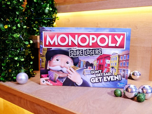 Monopoly For Sore Losers which has been named on his year’s Christmas DreamToys list (Toy Retailers Association/PA)