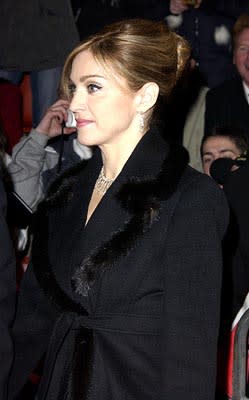 Madonna at the London gala premiere of MGM's Die Another Day