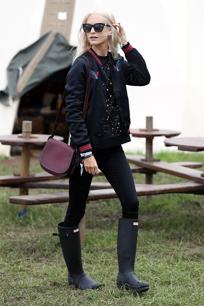 Poppy Delevingne at Glastonbury, 2016