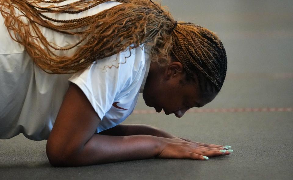 Tionna Herron has a revised workout plan to help her continue to recover from heart surgery.