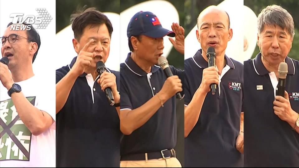 國民黨現在正進行黨內初選民調。(圖／TVBS)