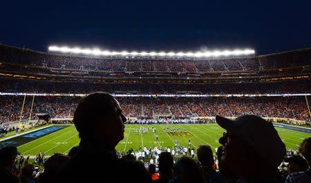 Feb 7, 2016; Santa Clara, CA, USA; General view from the stands during the third quarter of the game between the Carolina Panthers and the Denver Broncos in Super Bowl 50 at Levi's Stadium. Mandatory Credit: Richard Mackson-USA TODAY Sports