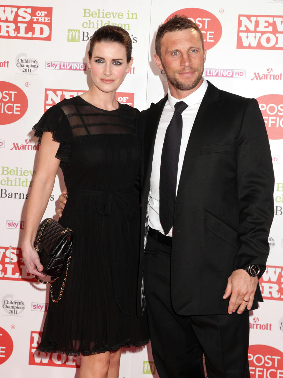 Kirsty Gallacher and Paul Sampson pictured together before their break up. (Getty Images)