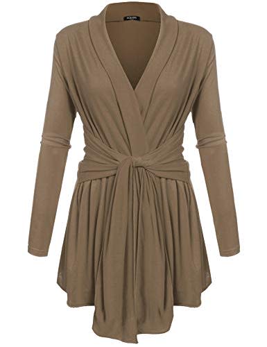 Draped Collar Long Sleeve Cardigan (Amazon / Amazon)