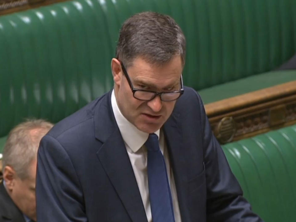 Justice Secretary David Gauke addresses MPs in the House of Commons: PA