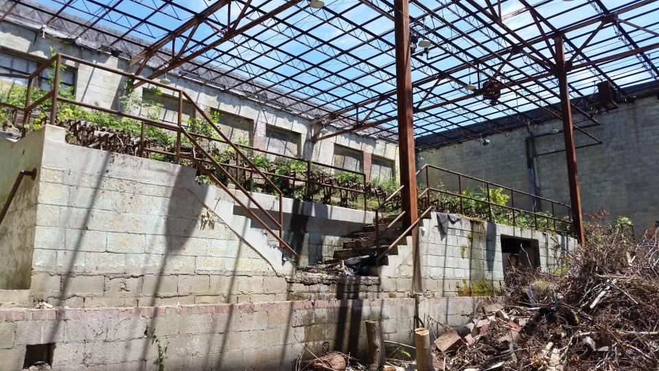 The Bransford Gymnasium at the Bransford Community Center, 1519 John L. Patterson St. in Springfield, was being prepared for demolition in June 2016. The entire building was later razed after structural problems were detected during the demolition of the gym.