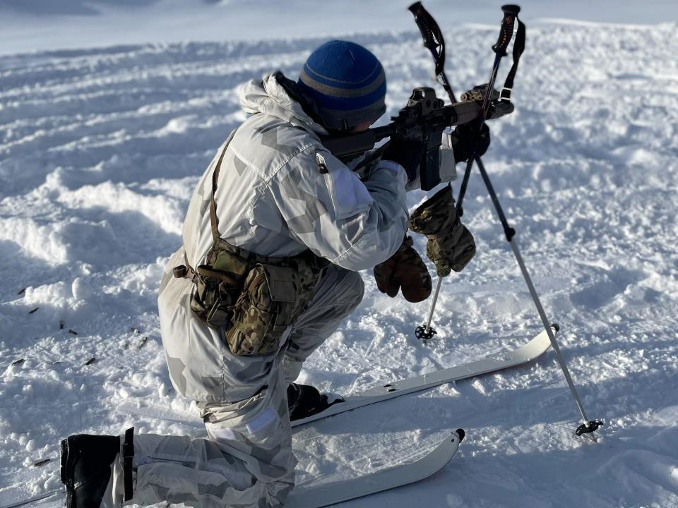 Army Special Forces Green Beret rifle Alaska Arctic