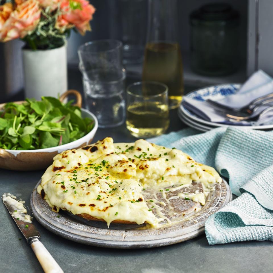 vegetarian christmas recipe cauliflower cheese frittata