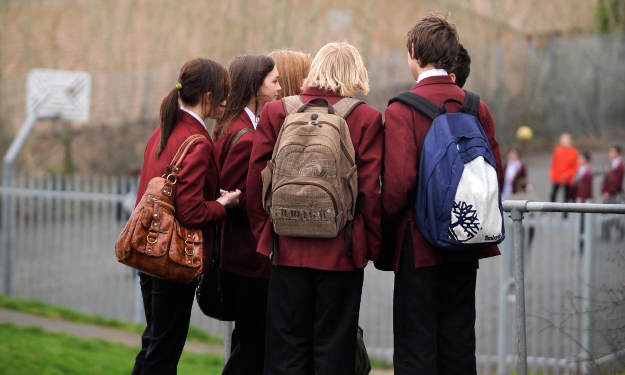 <span>Decisions on uniform styles in Scotland are made on a school-by-school basis.</span><span>Photograph: Adrian Sherratt/Alamy</span>