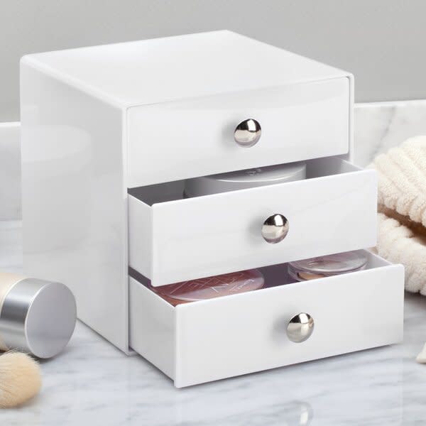 15) Tuck your products in chic drawers.