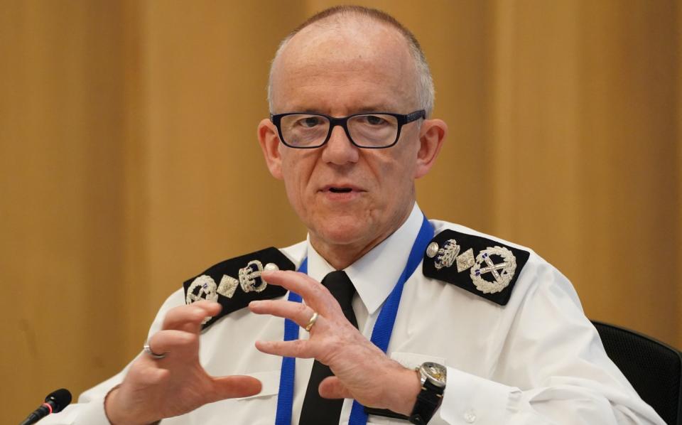 Sir Mark Rowley, the Metroplitan Police Commissioner - James Manning/PA