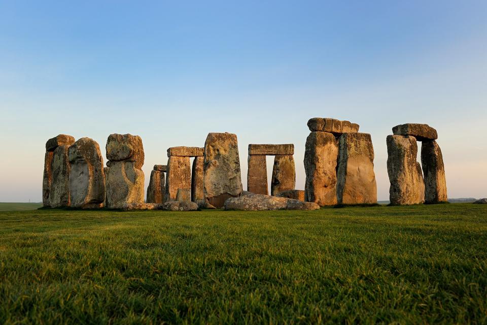 View of Stonehenge in the morning