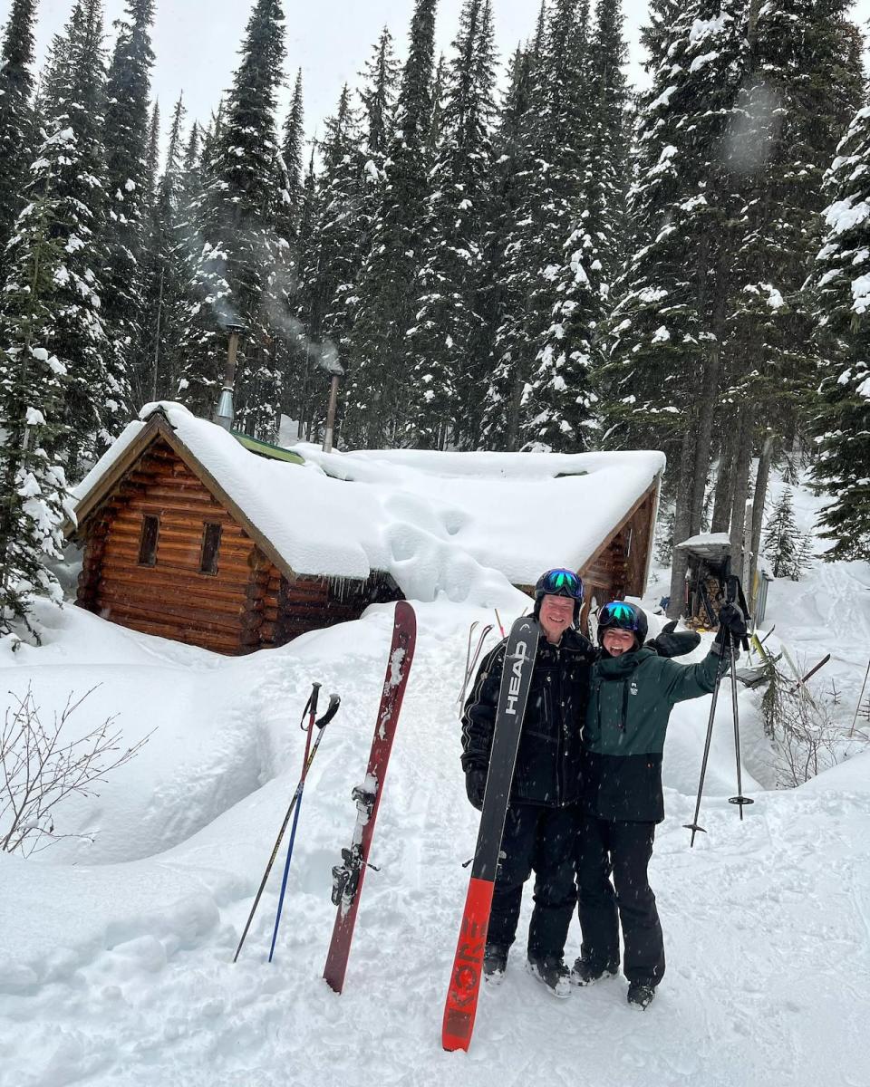 The father-daughter duo have dubbed their journey the Skäditour, exploring mountains across B.C.