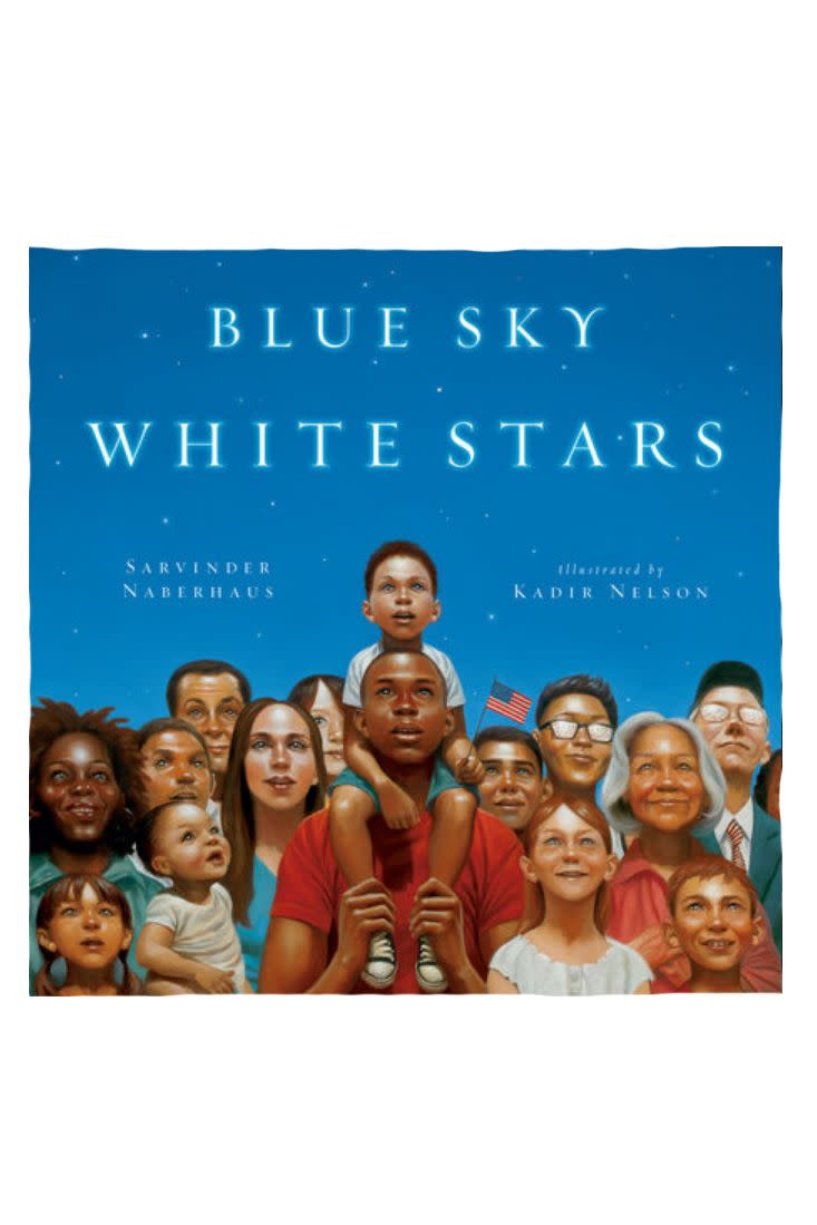 Blue Sky White Stars by Sarvinder Naberhaus