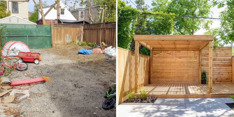 These Before and After Photos Show How Easy It Is to Create Your Own Backyard Oasis
