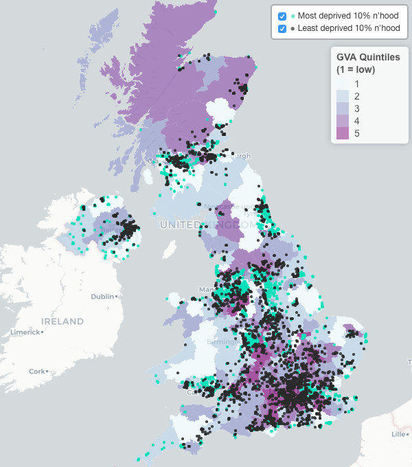 The most deprived neighbourhoods are found in every part of the UK, including in some of the wealthiest parts of the countryCovid Recovery Commission