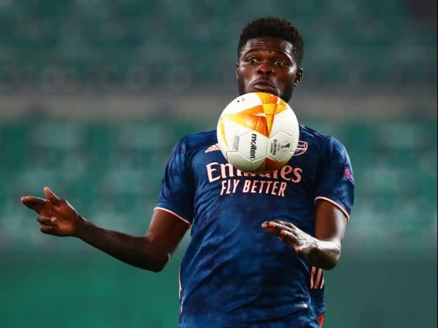 Arsenal midfielder Thomas Partey (REUTERS)