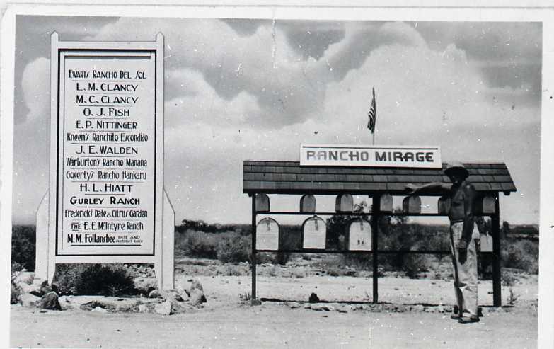 1930s Rural Free Delivery mailboxes in Rancho Mirage.