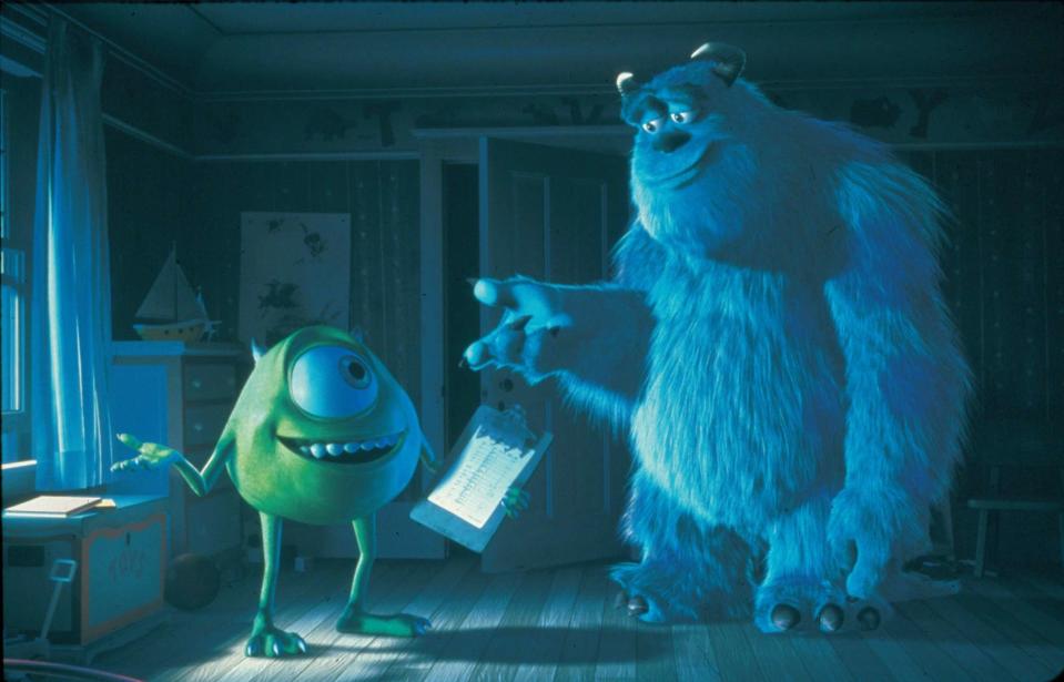 Moviestore/Shutterstock Mike Wazowski (Billy Crystal) and Sulley (John Goodman) in 2001