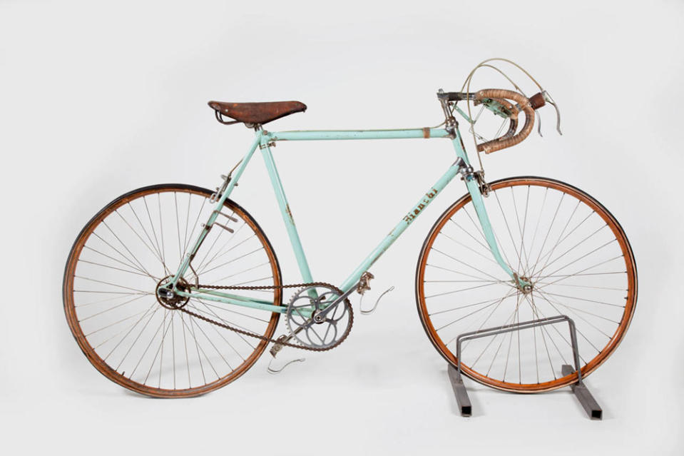 Bicicleta Bianchi, utilizada por el legendario Fausto Coppi. / Foto: www.museoscienza.org