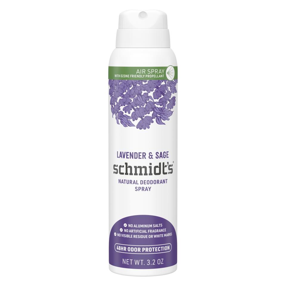 Schmidt’s Natural Deodorant Spray - Credit: Courtesy