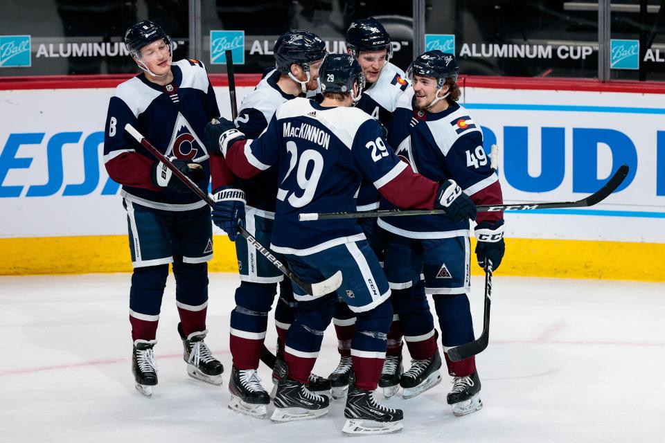 The Colorado Avalanche captured the 2021 Presidents' Trophy, award to the NHL's top team. They are a top contender to win the Stanley Cup.