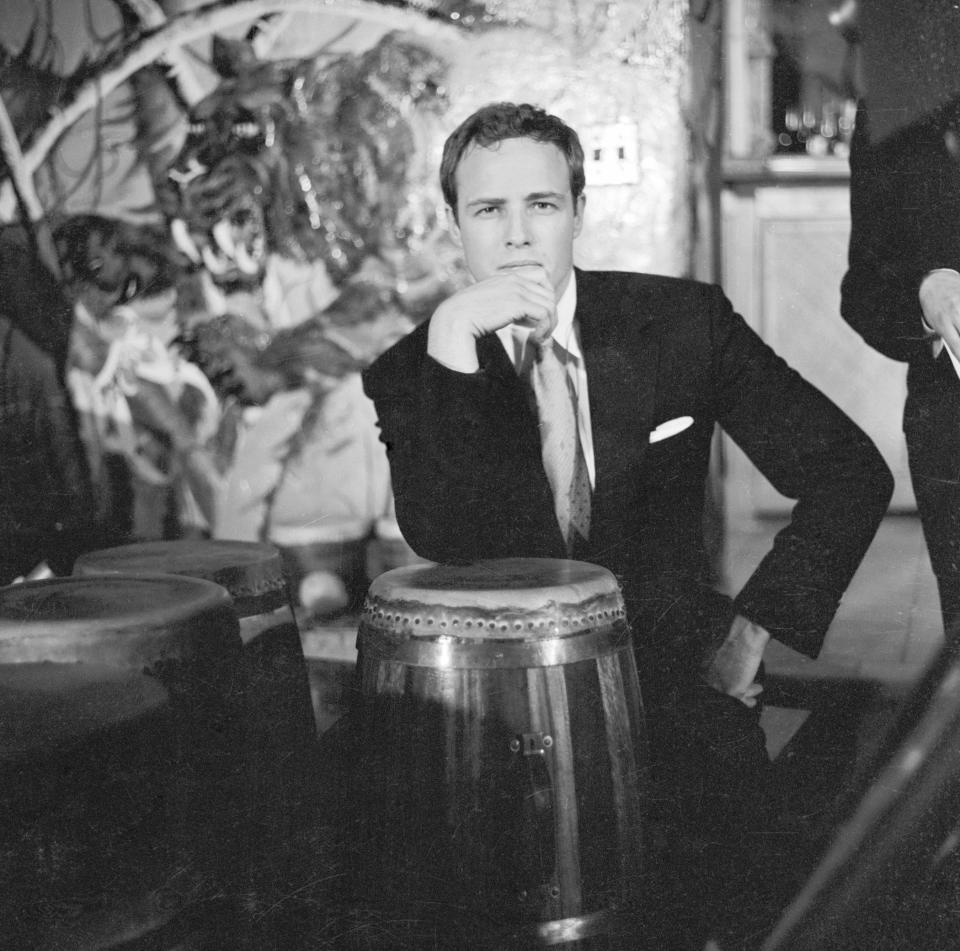 Shortly after the 30-year-old Brando won an Academy Award for his starring role in the 1954 crime drama <em>On the Waterfront</em>, CBS’s <em>Person to Person</em> aired their interview with the actor, who chatted with Murrow from his Hollywood Hills rental. “I’m up in the hills you see, way above the city,” he said on the broadcast. “I have a good vantage point here. It’s awfully nice to come out here in the evenings to have dinner at this sort of nook, especially on warm nights, when the desert wind comes up over the hills.”