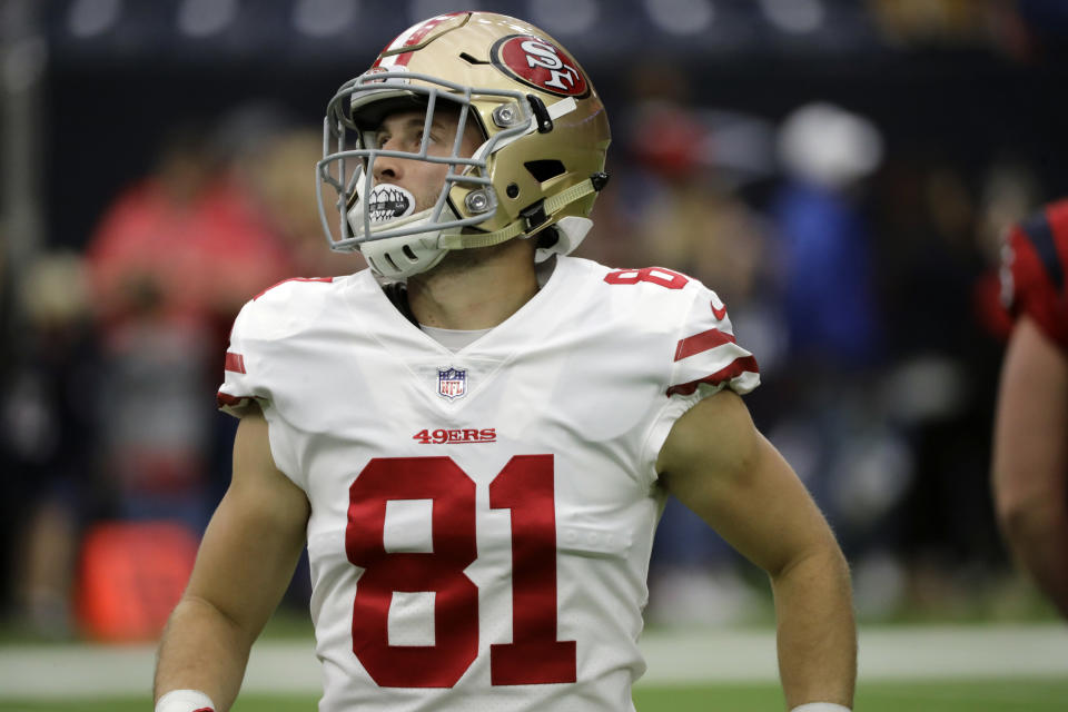 San Francisco 49ers wide receiver Trent Taylor could provide sneak fantasy value in 2018. (AP Photo/David J. Phillip)