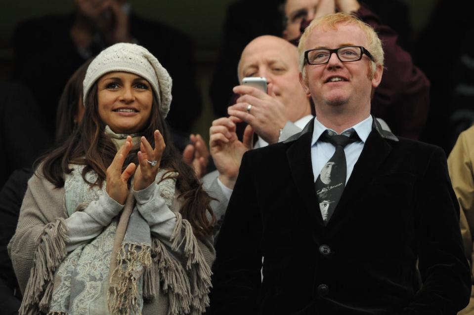 Radio DJ Chris Evans attends the Barclays Premier League match between Chelsea and Liverpool at Stamford Bridge on October 26, 2008 (Getty Images)