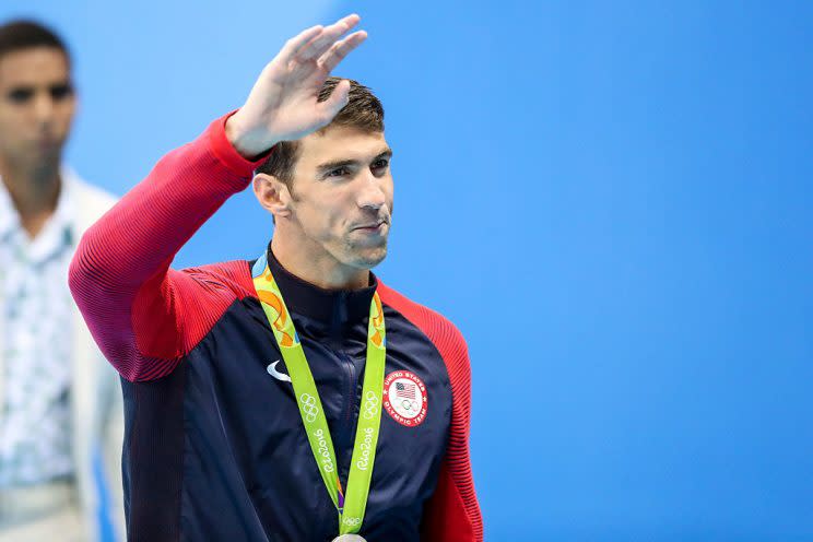 Michael Phelps walks away from swimming with 28 Olympic medals. (AP)