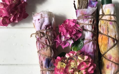 Petals and cloth