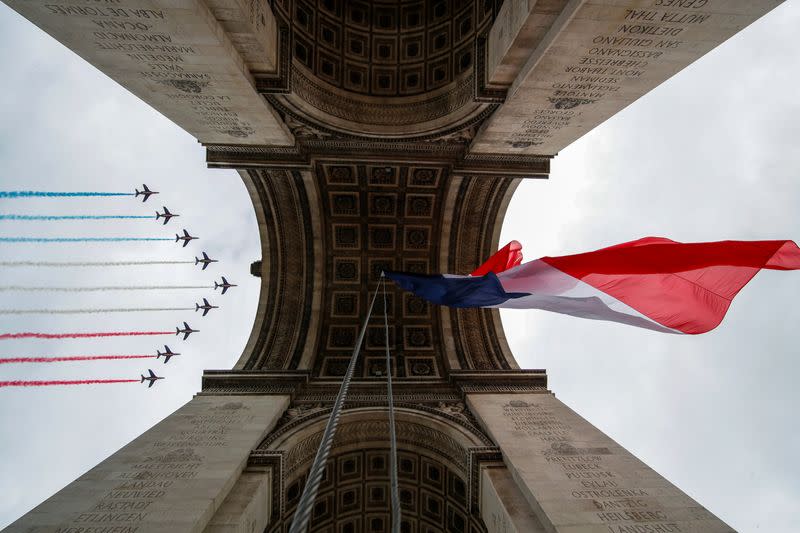 The Bastille Day ceremony in Paris