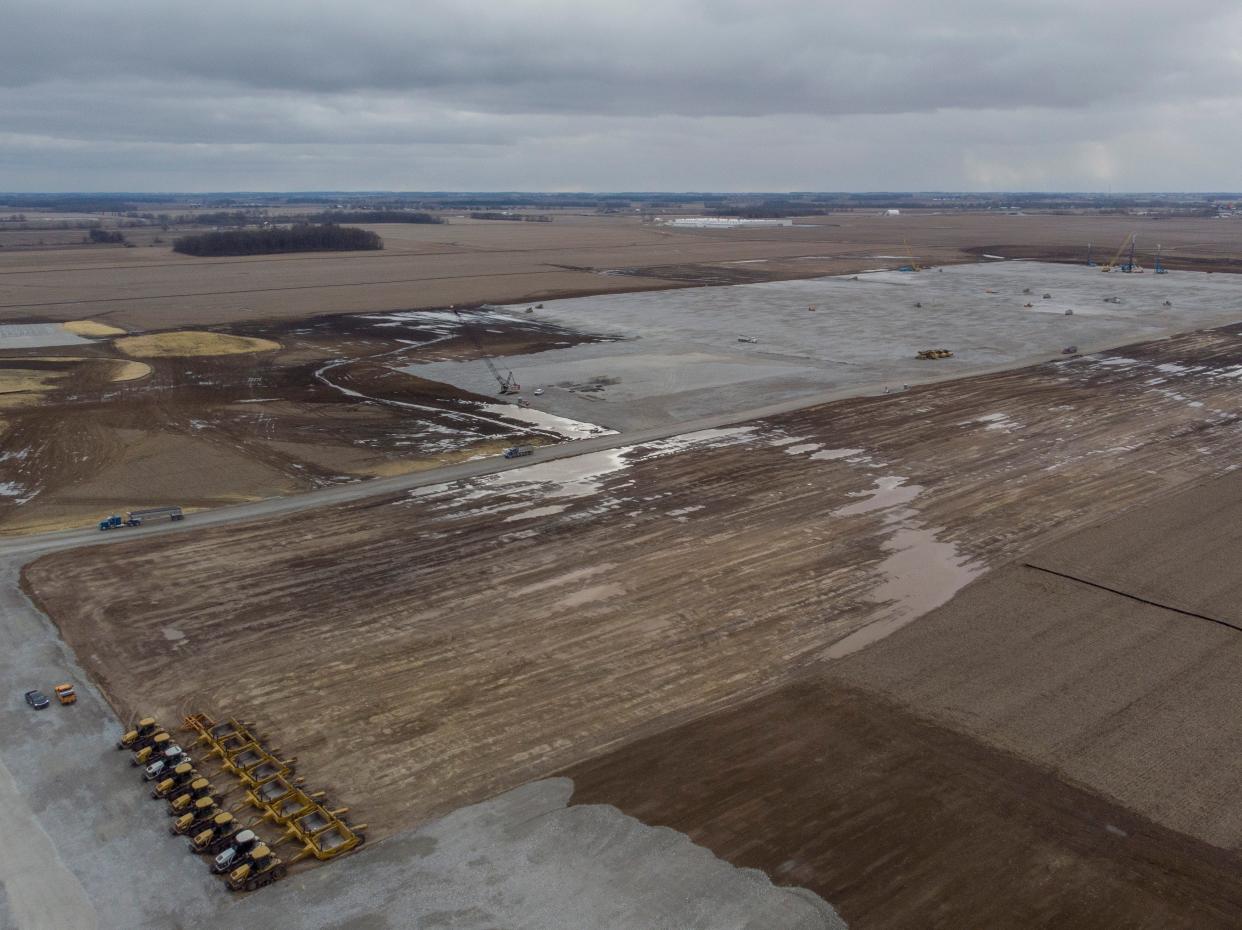 Progress is underway on the 450 acres of land Honda purchases for their electric vehicle battery factory. The plant will add 2,200 jobs to a state that has yet to fully recover all the jobs lost during the early days of the pandemic three years ago.