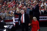 U.S. President Trump rally in Erie, Pennsylvania